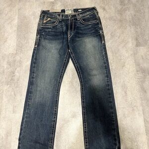 Ariat Men's Dark Wash Straight Jeans